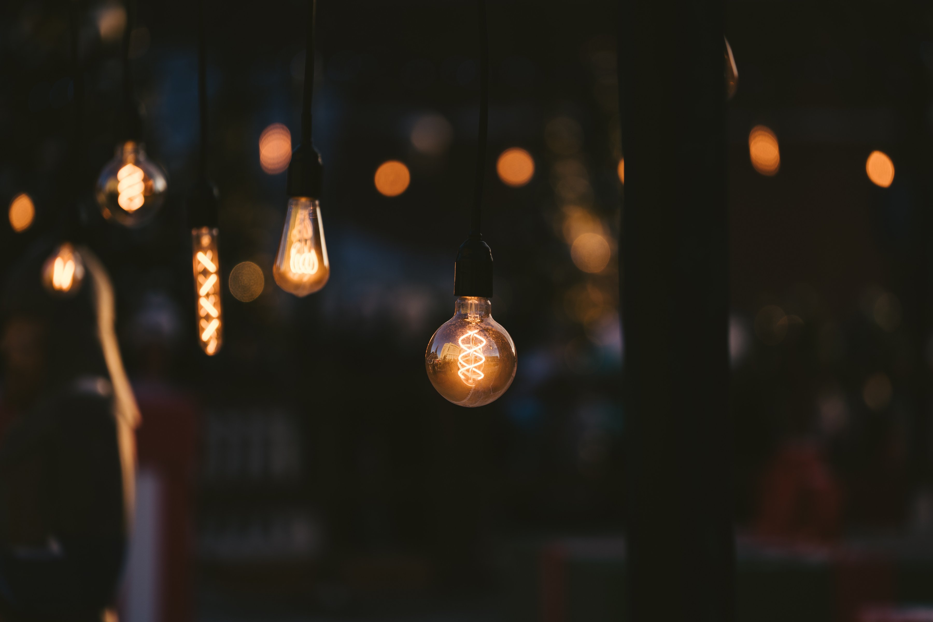 Lighted String Lights Hanging